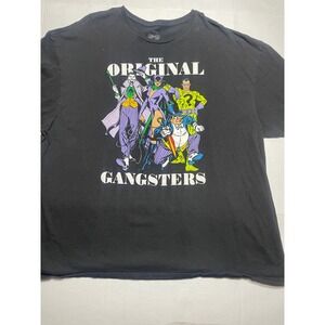 DC Comics Originals The Joker Catwoman Riddler  Gangsters  T Shirt 3XL Black